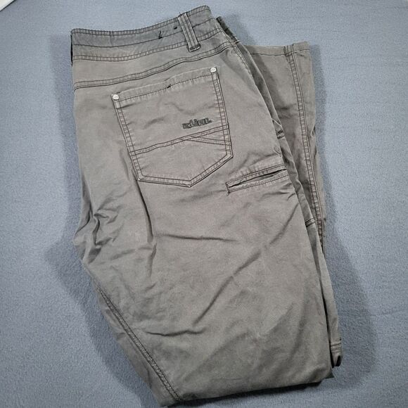 KUHL Free Generatr Generator Pants Mens 38x32 Gray Hiking Outdoors Micro Twill - Picture 1 of 15